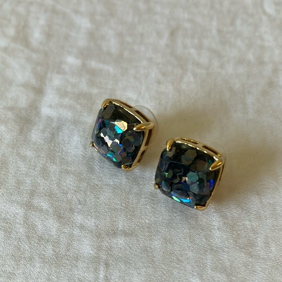 Kate Spade: Iridescent Stud Earrings- Gold Tone - Picture 10 of 10